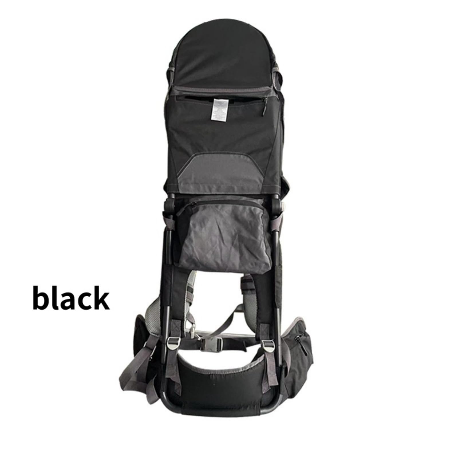Baby-Rucksacktrage, Wanderrucksack für Kleinkinder, verstellbare Gurte und Hüftgurt, Faltbarer Rahmen, leichte Kindertrage mit großem Fassungsvermögen zum Wandern