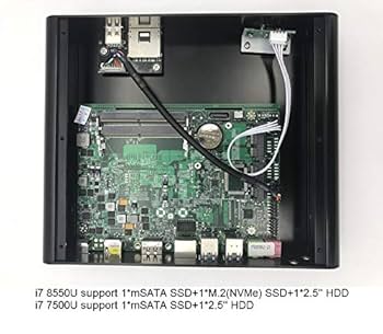 値下げしました！　ミニパソコン　intel core i7-8565u Amazon.co.jp: Partaker Fanless Mini PC, Desktop Computer