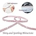 Bling Car Trim Self-Adhesive 32.8Ft Bling Car Interior Trim Strip Car Interior Exterior Accessories for Women Car Dashboard Decorations Rhinestone Car Accessories Door Stickers for Car Ornaments,Pink