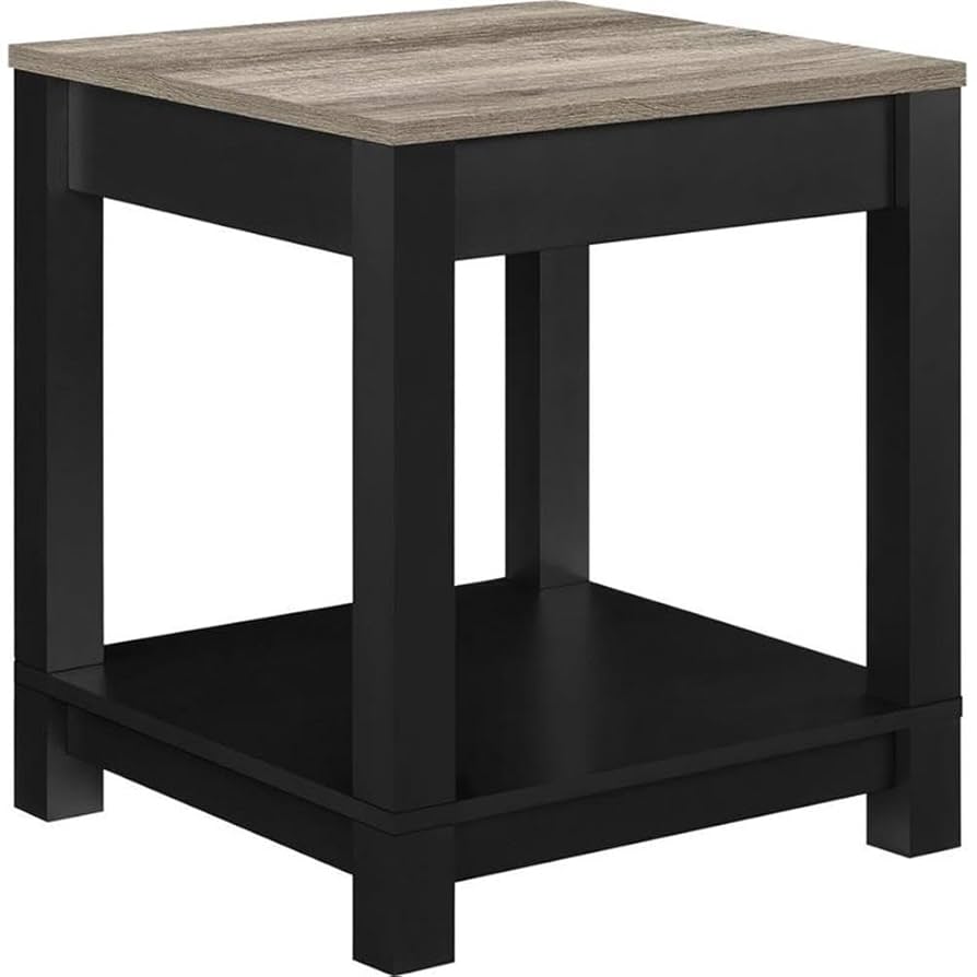 Amazon.com: Ameriwood Home Carver End Table, Black