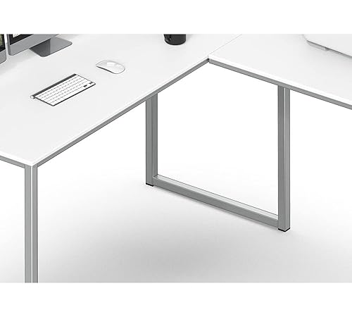 Amazon.com: SHW Mission 48 x 48 Inches L-Shape Home Office