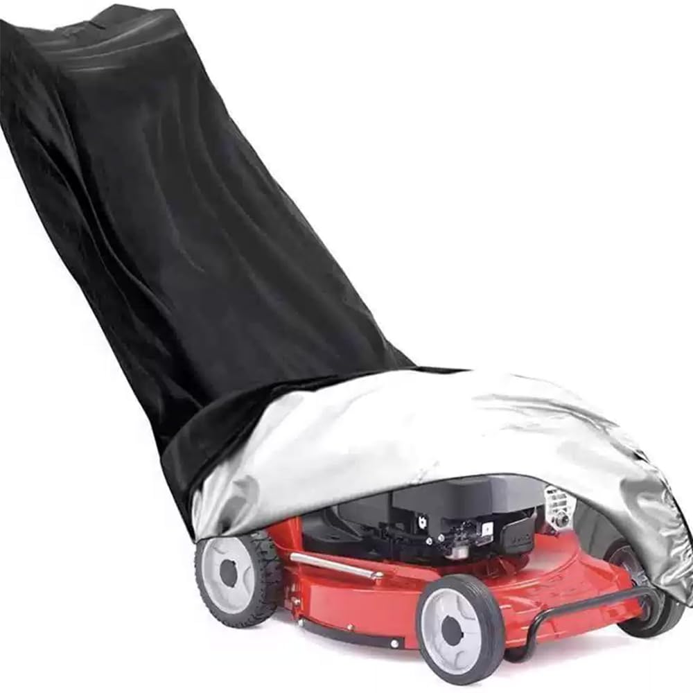 Housse Tondeuse A Gazon pour Ryobi RY18LMC30A 0, Coupe-Vent Protection UV Anti-Poussière Housse pour Tondeuse A Gazon Manuelle