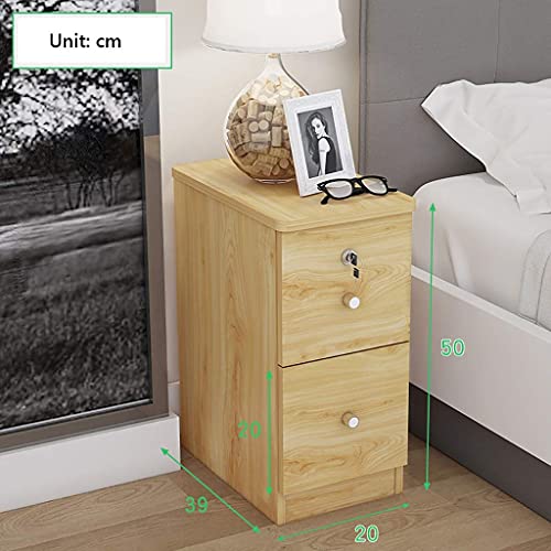 Table de chevet étroite verrouillable facile à installer - 3
