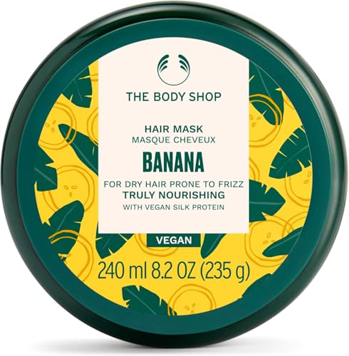 The Body Shop Banana Truly Nourishing Hair Mask, 8.2 Fl Oz (Vegan)