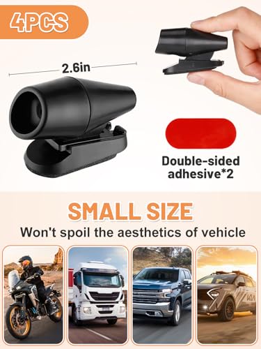 Apipi APIPI-4PCS-DEER-WHISTLE 4Pcs Deer Whistles For Vehicles - Deer Warning Whistles Device For Car thumb #4