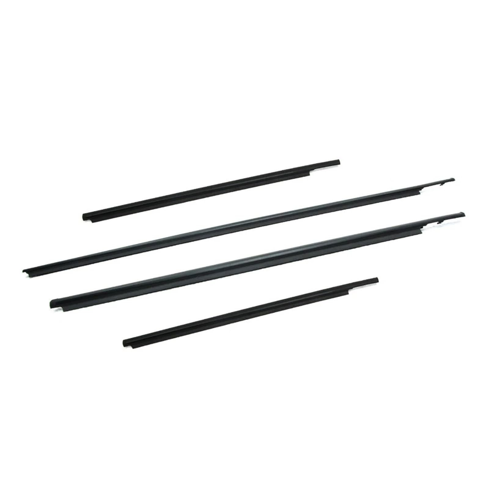 for Toyota for Vios 2008-2013 Window Weatherstrips Seals Side Door Moulding Rubber Belt Strips Outer Window Weatherstrip