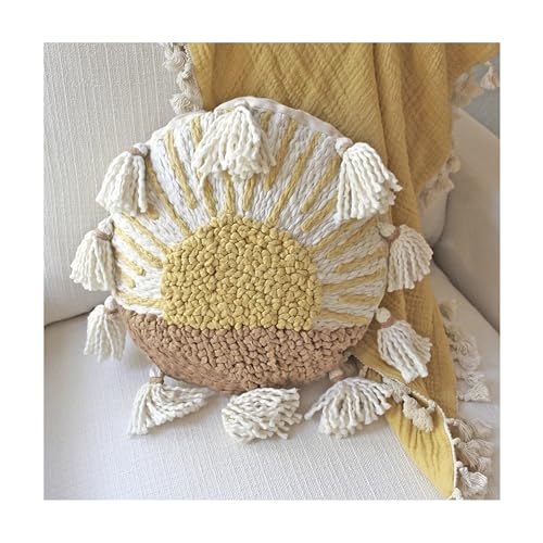 Crane Baby BC-110PC-3 Pillow, Decorative Round Pillow For Nursery And Toddler Rooms thumb #4