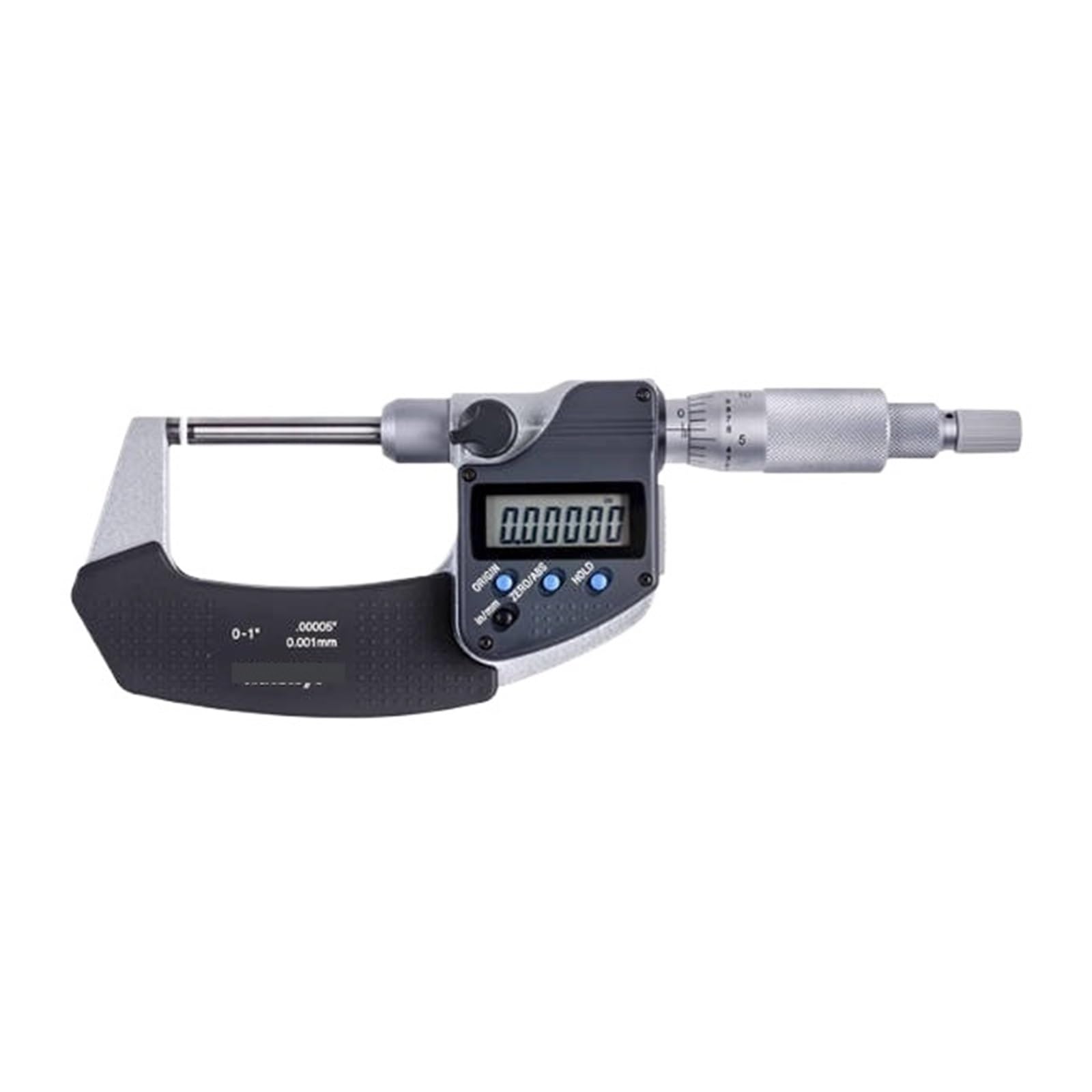 AWWVRLMM Outside Diameter Micrometer 406-350-30 0-1" Caliper Type with Carbide Tips Machinist Tool for Metalworking