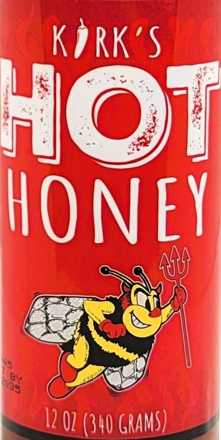Hot Honey 12oz Kirks miel picante natural miniatura 2