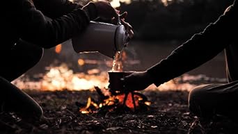 Vintage Enamelware Coffee Pot White / Black Handle
