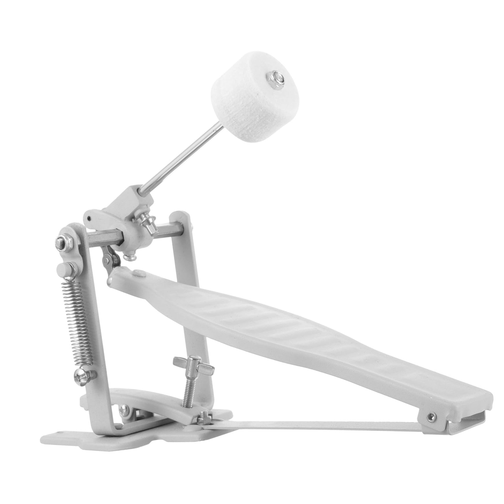 Toyvian Pedal de Bombo de Metal Martillo Simple para Batería, Accesorio Resistente para Práctica, Compatible Batería Electrónica y Bombo, Fácil de Instalar