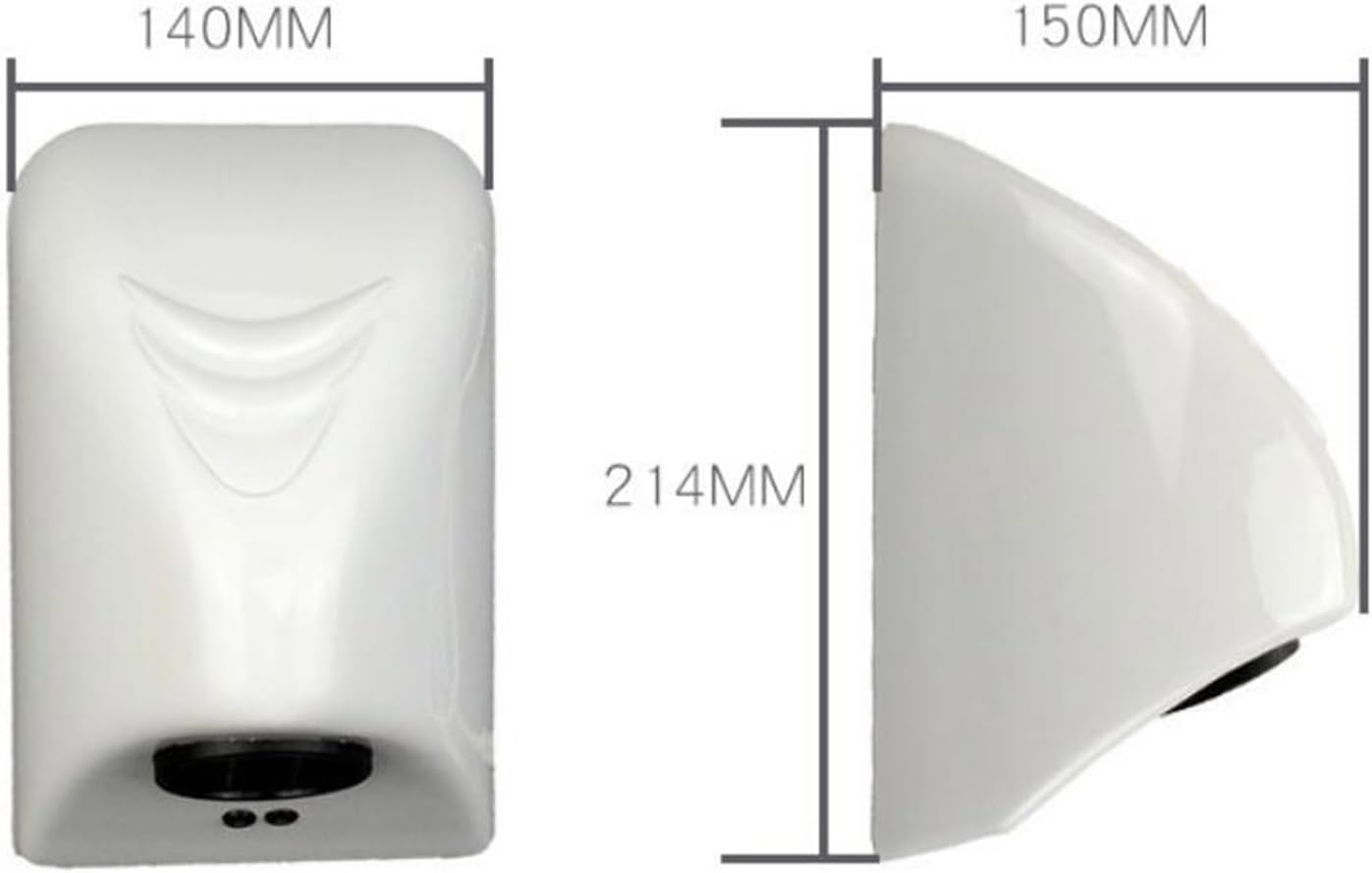 Commercial Hand Dryer Electric Hand Dryer Wall Mounted Automatic Hand Dryer 10s Fast Dry Induction Hands Drying Device for Toilets Commercial or Household,