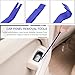 5 Pcs Car Trim Removal Tool Kit - Auto Clip Removal Pry Tool for Door Dashboard Panel, Fastener Push Pin Puller, Blue