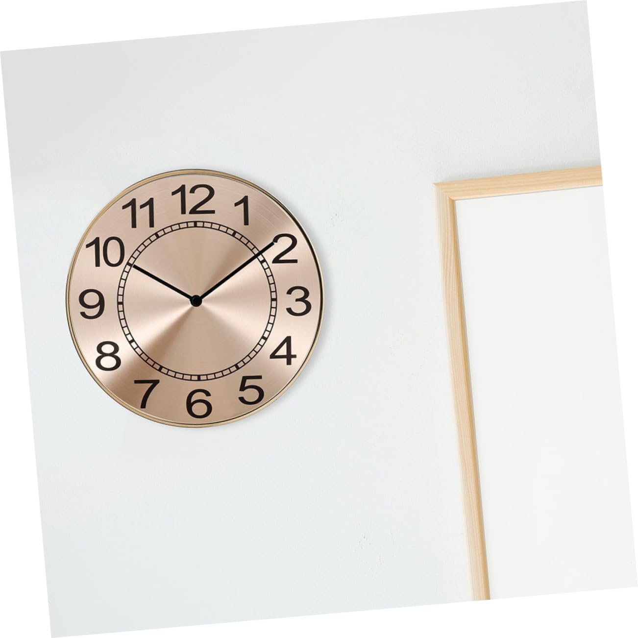 Garneck 2 Pièces Cadrans D'horloge Murale Ronds en Aluminium pour Mécanisme Horloge à Monter Soi-même, Résistants à l'usure, pour Projets DIY Cuisine