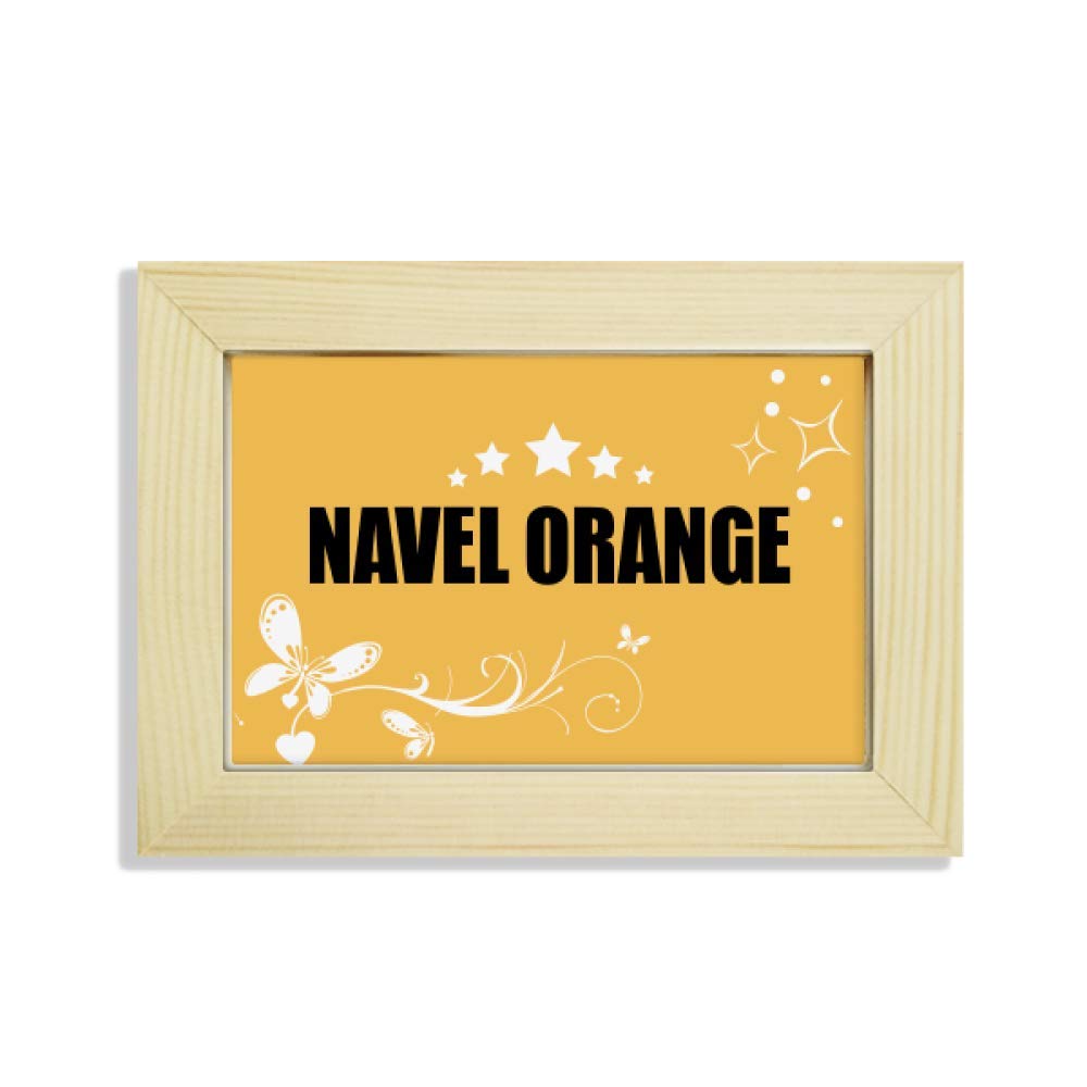 Alimentos frutas nombre escritorio de madera marco de fotos de flores pintura decorativa interior