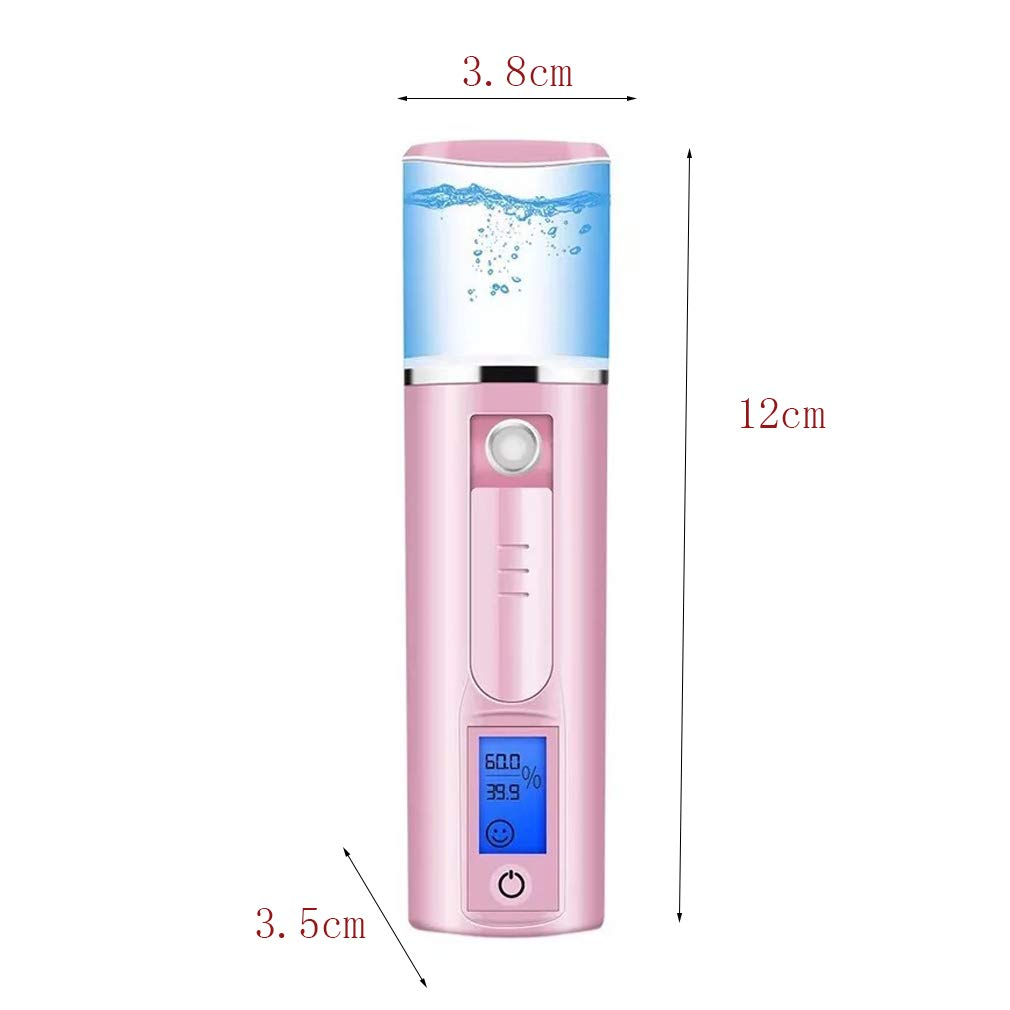 YUQIBXC Facial Steam, Facial Nano-ion, Nano-Ionic Mist Inhaler, Moisturizing Cleansing Pores, Preparing for Dry Skin Testing and Moisturizing, Can Add Milk and Diluted Cosmetic Liquid