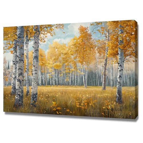 Peinture d'arbre tableau decoration murale pour illuminer un salon