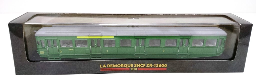 Atlas Train SNCF Automotrice + remorque 1:87 de 1938 Ho 1/87 (Réf 14-15)