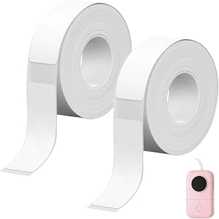 2 Rolls Original P21 Label Tape, 14x40mm Endless Label Tape, Value Pack Label Maker Tape, Custom Label Printing Paper for Office, School | Anpassat etikettpapper för kontor och skola. Högkvalitativ och pålitlig