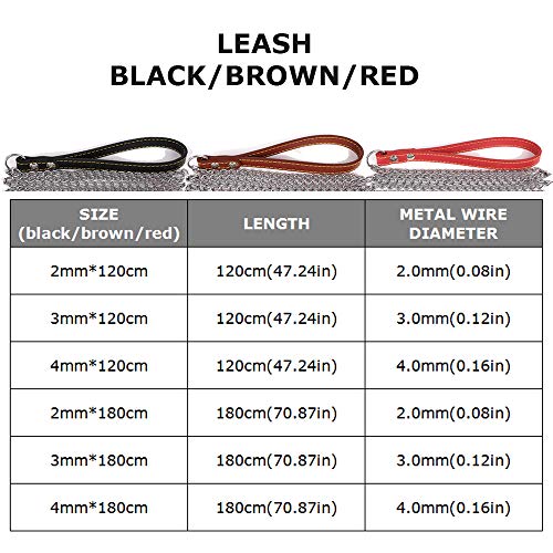 Ulalaza Conjunto de corrente de coleira de cachorro coleiras de treinamento ajustáveis colar de estr