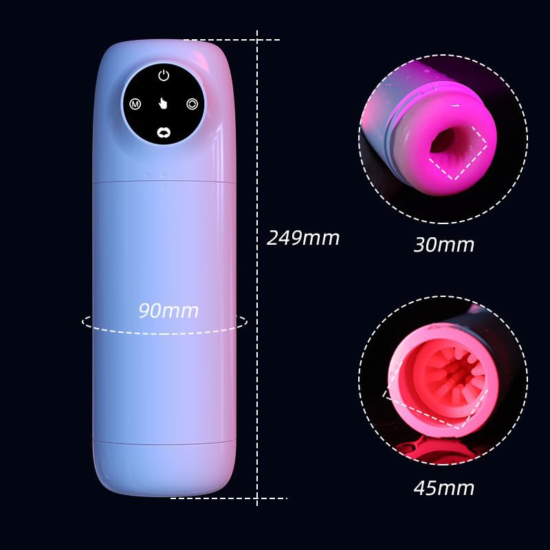 JITEM Electric Leisure Product, Men's Fully Automatic Fitness Equipment, 7-Frequency Rotation, USB Fast Charging, size