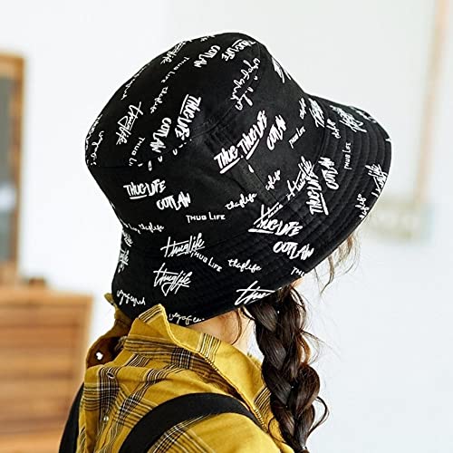 Image of Packable Reversible Printed Bucket Hat Unisex for Men Women Beach Fisherman Cap