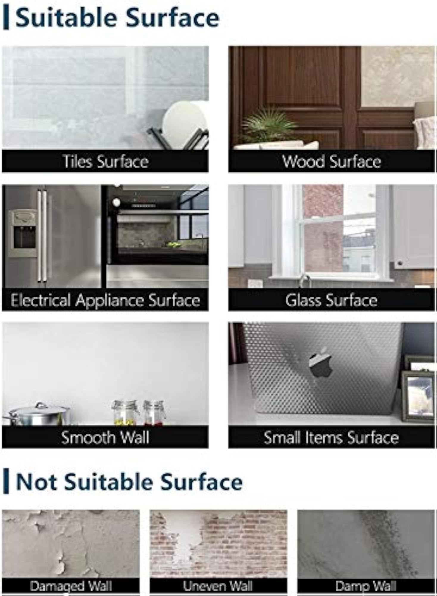 Stainless Steel Waterproof Peel and Stick Wallpaper