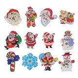 weihnachtsmann kunststoff beleuchtet Anlässe: Neue Modeschmuck niedlichen Cartoon Broschen Stifte war perfekt für Kleidung Tasche Hut Pullover, Schal, Kopftuch, Kleid, Anzug, Rucksack usw. Es eignet sich auch für verschiedene Veranstaltungen wie Hochzeit, Weihnachten, Geburtstag, Jubiläum und vieles mehr Parteien.