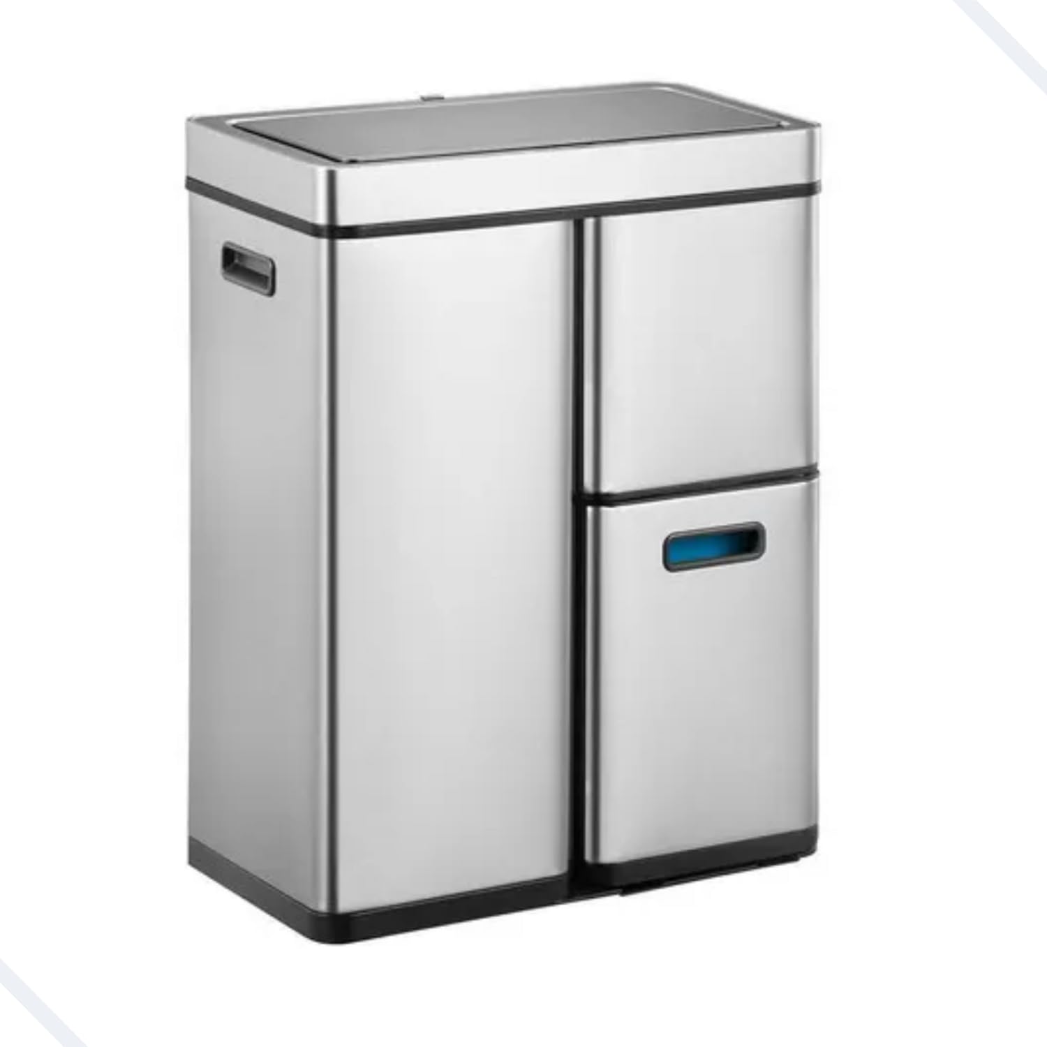 Lixeira Automática Inox Com Sensor Balde Interno 60 Litros Total