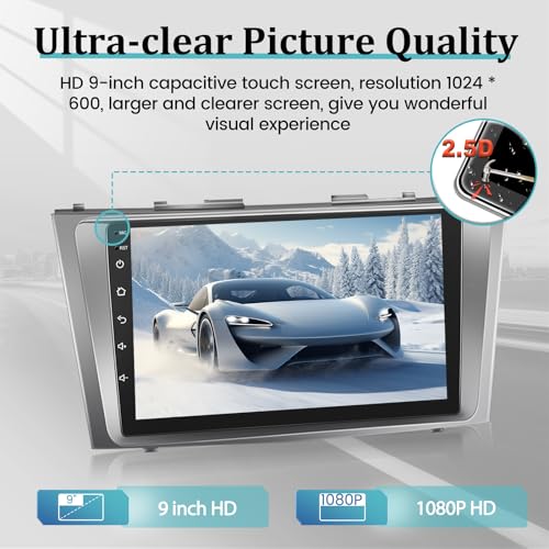 [2+64G] Rádio de carro para Toyota Camry 2006 2007 2008 2009 2010 2011-9 polegadas Android 13 Camry