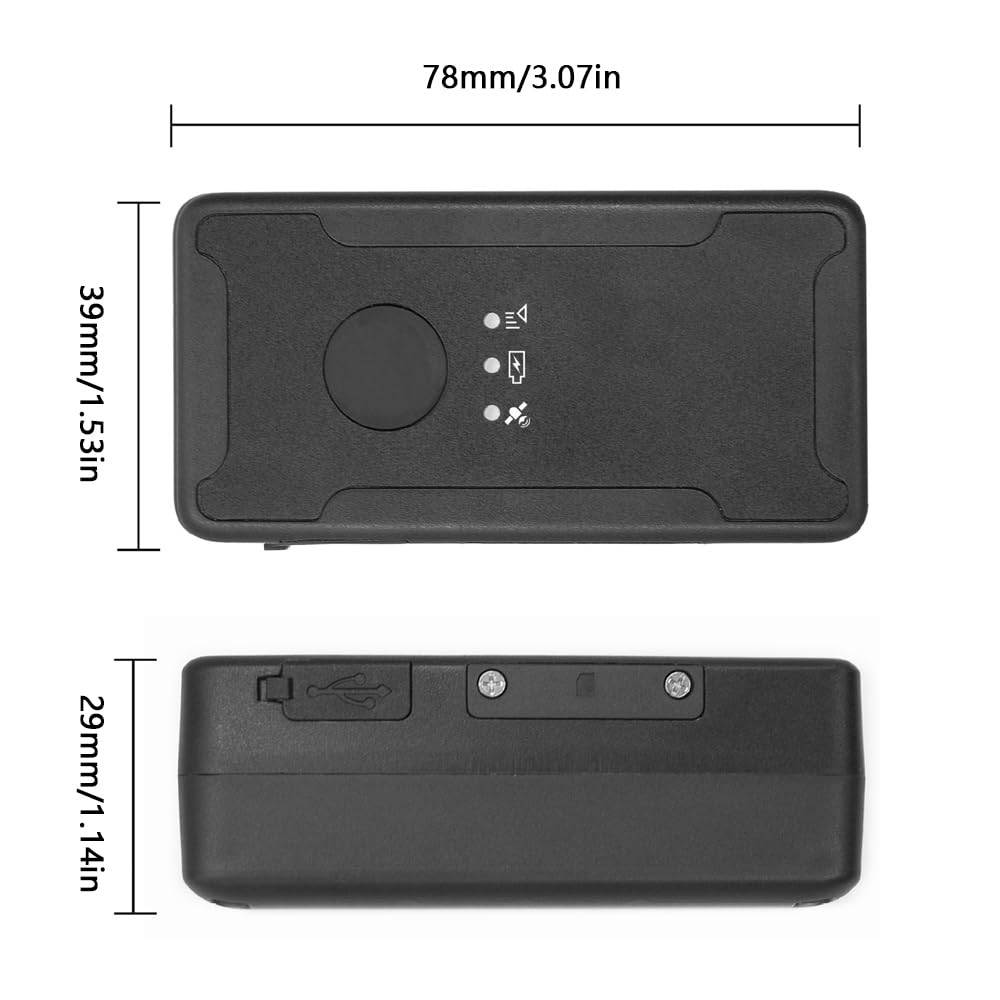 Tracker GPS Riloer, tracker GPS 4G con posizionamento GSM/LTE-FDD, tracker GPS con batteria in polimero 3000mAH