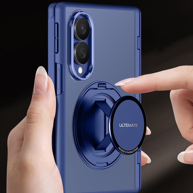 Custodia magnetica compatibile con Samsung Galaxy Z Fold 8 (nero, schermo HD)