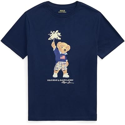Polo Ralph Lauren Kids Polo Bear Cotton Jersey Tee (Big Kid)