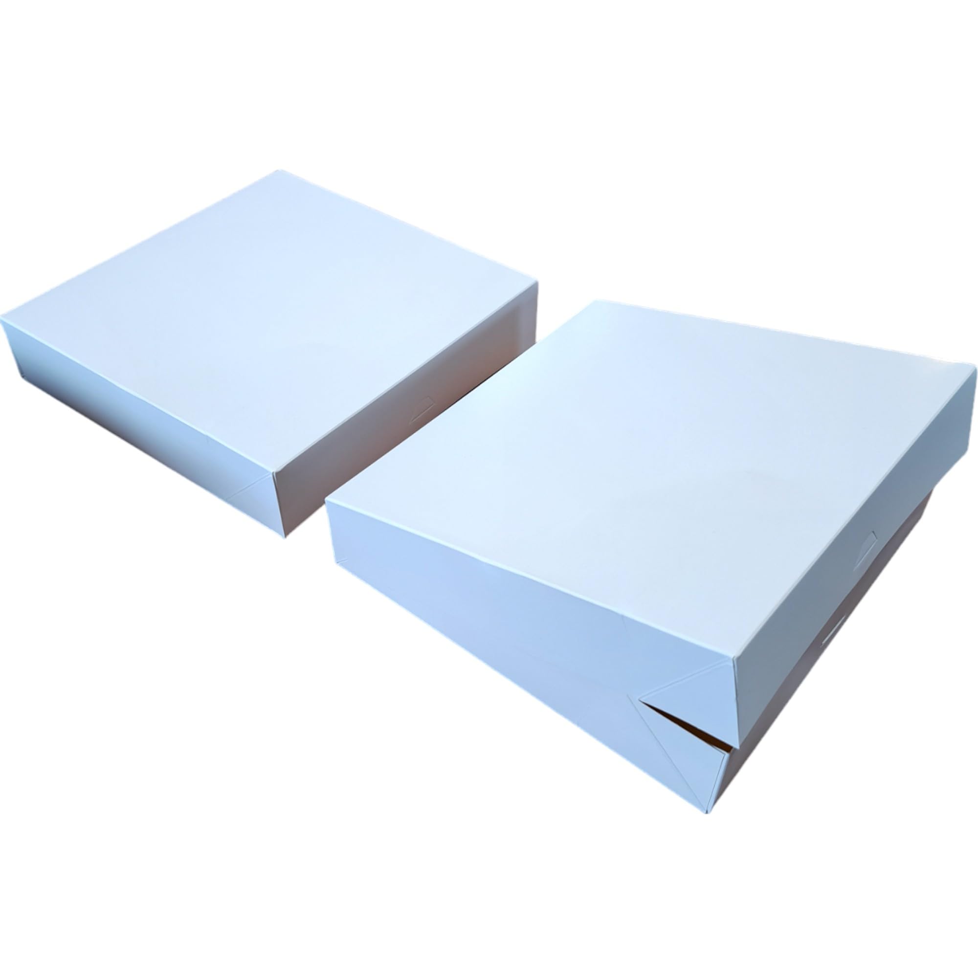 Générique LOT DE BOÎTES PÂTISSIÈRE CARRÉ 26×5 CM (x25, x50, x100) Cake Design, Patisserie Maison (100)