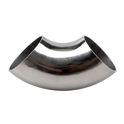 Codo de acero inoxidable 90 Codo de curva de mandril - Calibre 2 "espesor 16GA.065" Material de pared SS304 Adecuado para tubo de codo de escape