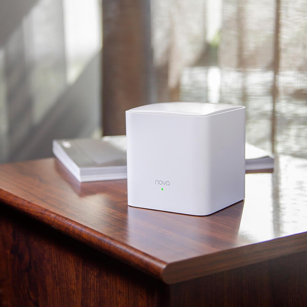 Tenda Nova MW5C-3 Pack (500m², GE) Doble banda (2,4 GHz / 5 GHz) Wi-Fi 5 (802.11ac) 2 Interno Blanco
