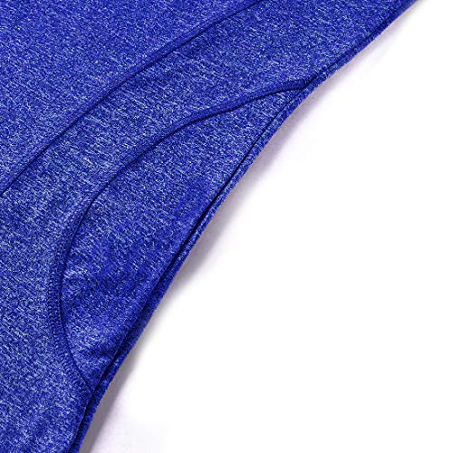 Cucuchy Cute Workout Tops For Women, Ladies Running Shirts Stylish Crew Neck Short Sleeve Summer Top Cool Relaxed Breathable Yoga Shirt Light Soft Comfortable Bike Jersey Train Clothes Royal Blue Xl #TOP4