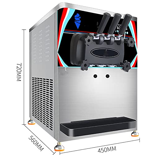 LANGTAOSHA Kommerzielle Desktop -Eismaschine, aufgeladene Bluff -Technologie, automatische Reinigungsfunktion, 3 Geschmacksrichtungen, geeignet für Restaurants, Snackbars, Milchtee -Shops – Bild 7