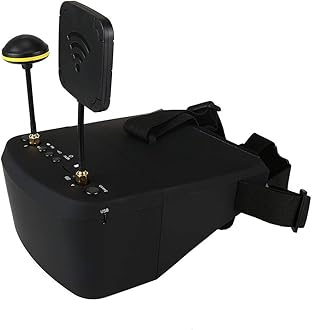 EV800D FPV Goggles with DVR 5.8G 40CH 5 Inch 800x480 Build in Antenna Battery for Analog FPV Camera and Transmitter FPV Drone RC Car