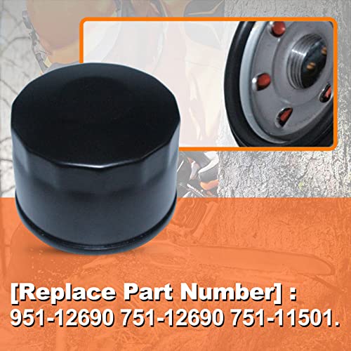 Mtanlo 951-12690 Oil Filter for MTD 4P90HU 4P90HUA 4P90HUB CR30 CLT38G CLT42G CLT42H Troy Bilt TB30 TB30R TB33LS TB42 Engine Lawn Mower 951-12690 751-11501 751-12690 - Image 4
