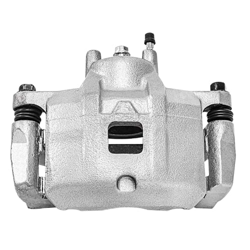 Image of Detroit Axle - Front Left Brake Caliper for Chrysler 200 Sebring Cirrus | Dodge Avenger Caliber Jeep Compass Patriot, Driver Side Brake Caliper with Bracket Replacement