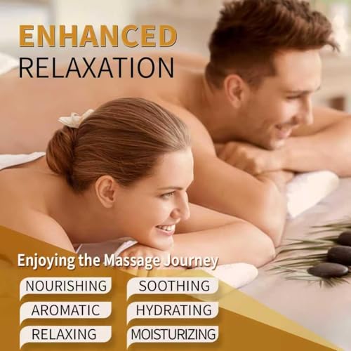 Aromatherapy Lavender Massage Oil for Calming, Soothing & Relaxing, Natural Body Massage Oil for Massage Therapy with Jojoba & Sweet Almond, No Stain & Non-Sticky, Spa Gift for Her Him - Image 6