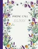 Phone Call Log Book: Stylish and Elegant Message and Voicemail Tracker for Home and Office with Large Format - Comfortable to fill and for the eyes, numbered 480 messages and 160 pages