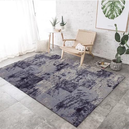 Tapis de salon antidérapant gris 200x250cm idéal pour sécuriser le sol - 2