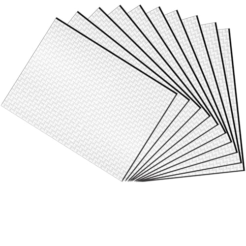10 STK Dämmmatte Auto, Aluminiumfolie Schallschutzmatte, Isoliermatte Schalldämmung Selbstklebend, Auto KFZ Wasserdicht Feuerfest Lärmschutz, Schalldämmung(250 x 180 x 5 mm)