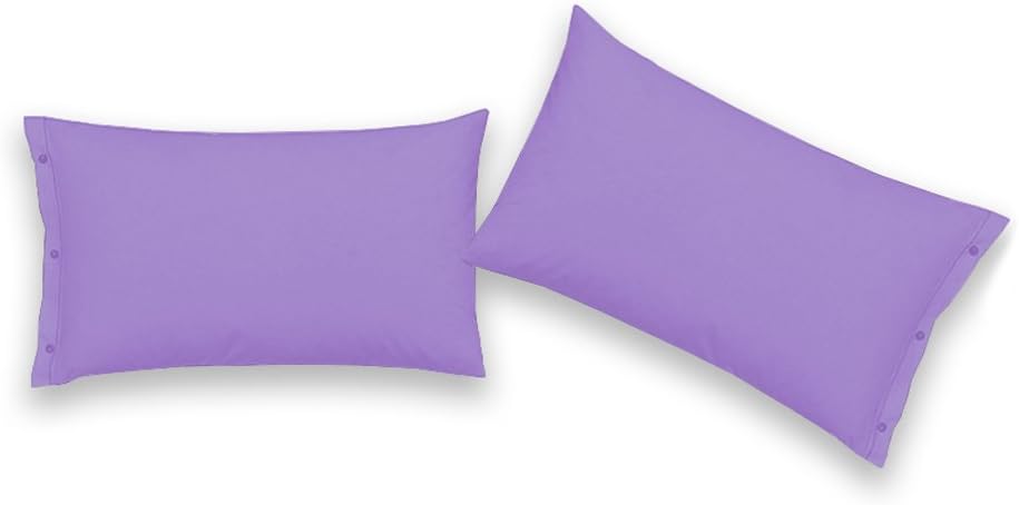 BIANCHERIAWEB Claire Maison Pillowcase Set of 2 Purple 2/50 x 80 cm, Lilac