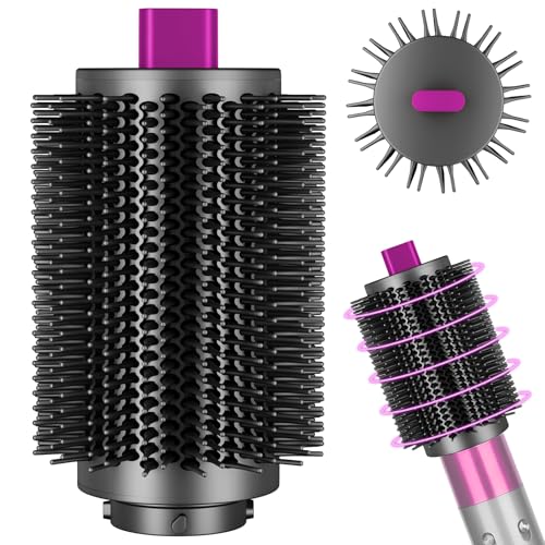 Image of Upgraded Large Round Volumizing Brush Attachment for Dyson Airwrap HS01 /05 /08, Round Brush for Dyson Air wrap Accessories for Straighten Fast Dry Big Curls Add Volume