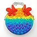 EliteKoopers 1 bolsa de juguete con diseño de arco iris y burbujas