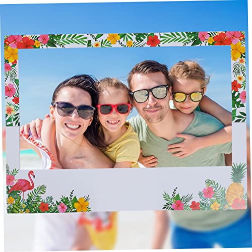 Gadpiparty 1Pc Porta-Retratos Havaí Porta-Retratos Para Festa Praia Adereços Para Fotos Para Festa L
