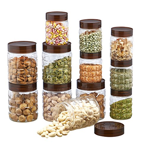 Image of Steelo 12 pcs PET Container Set - 300ml x 6, 600ml x 6 (Solitaire)